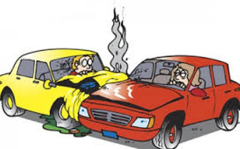 Dois acidentes de trânsito são registrados em Cerqueira César
