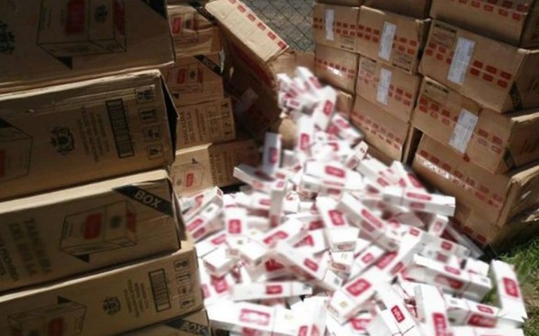 Polícia apreende 600 caixas de cigarros sem nota fiscal em Avaré