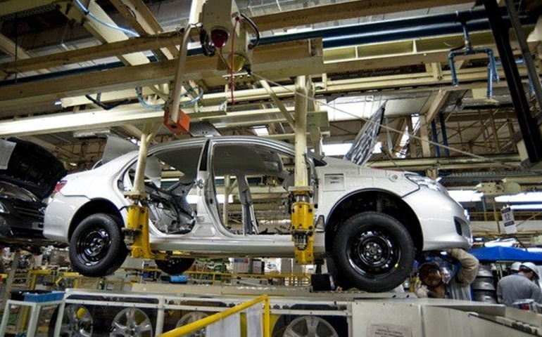 Indústria automobilística opera com 73% de sua capacidade produtiva